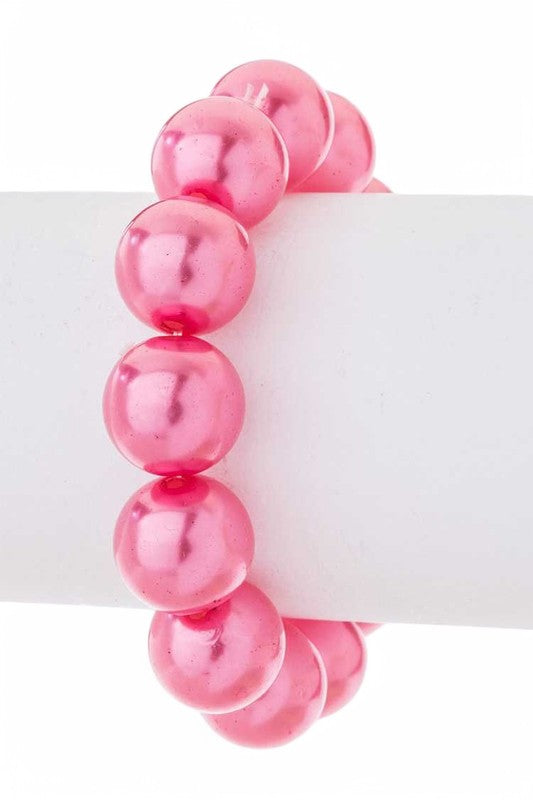 Large Pearl Elastic Bracelet