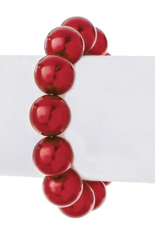 Large Pearl Elastic Bracelet