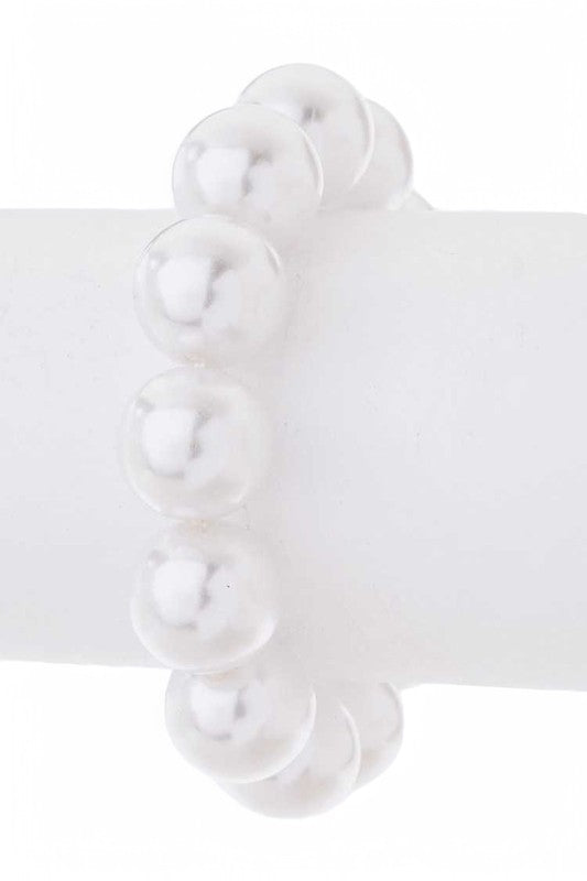 Large Pearl Elastic Bracelet