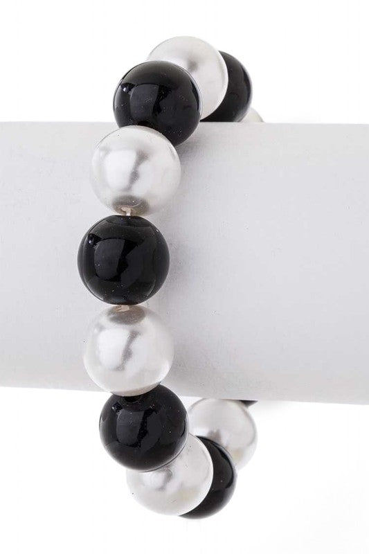 Large Pearl Elastic Bracelet