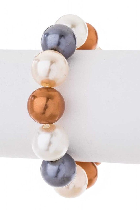 Large Pearl Elastic Bracelet