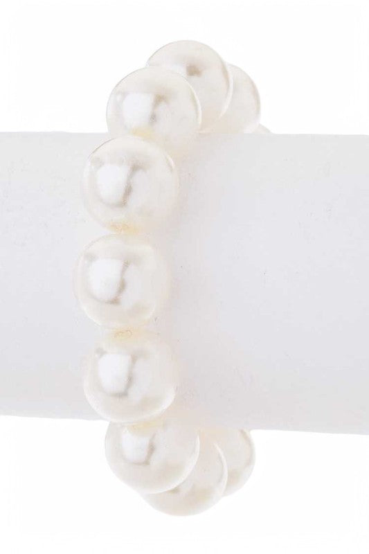 Large Pearl Elastic Bracelet