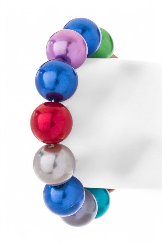 Large Pearl Elastic Bracelet
