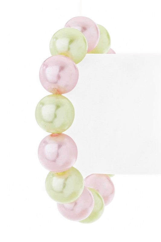 Large Pearl Elastic Bracelet