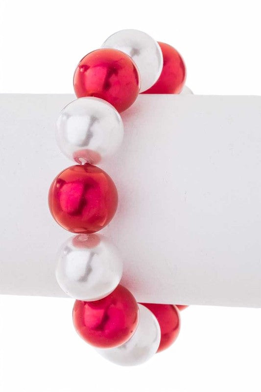 Large Pearl Elastic Bracelet