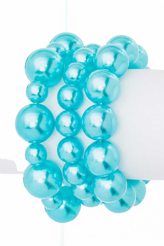 Mix Pearl Stretch Bracelet Set