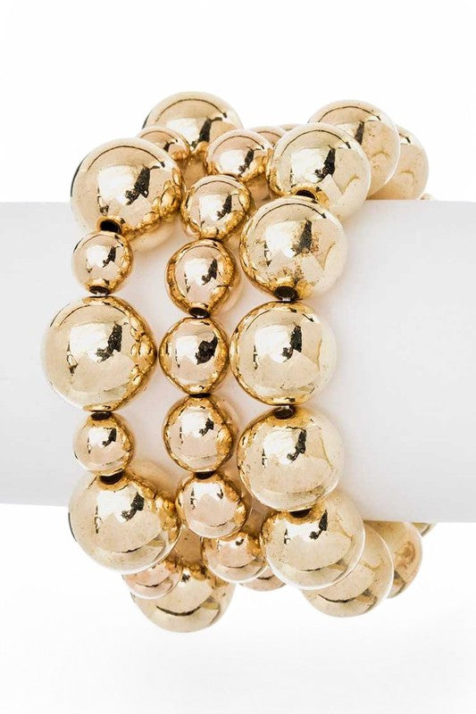 Mix Pearl Stretch Bracelet Set