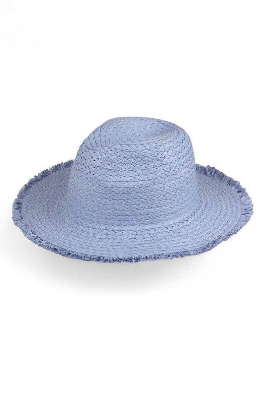 Crochet Straw Cowboy Hat