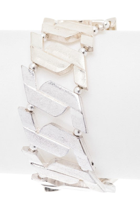 Iconic Interlock Stretch Metal Bracelet