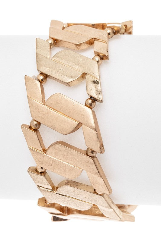 Iconic Interlock Stretch Metal Bracelet