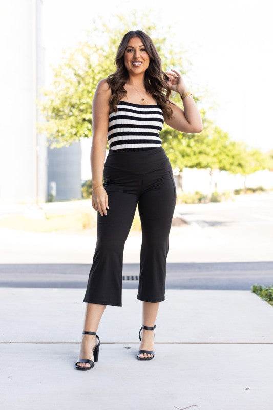 The Faith Tummy Control Gaucho Pants