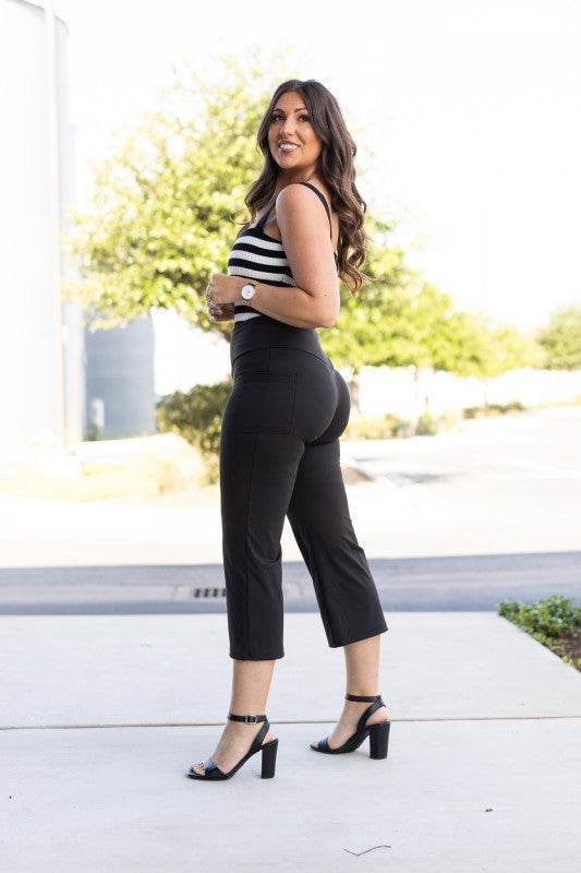The Faith Tummy Control Gaucho Pants