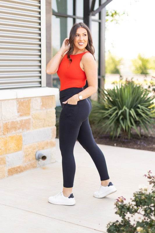 The Alana - 7/8 Ankle Length Leggings with Pockets