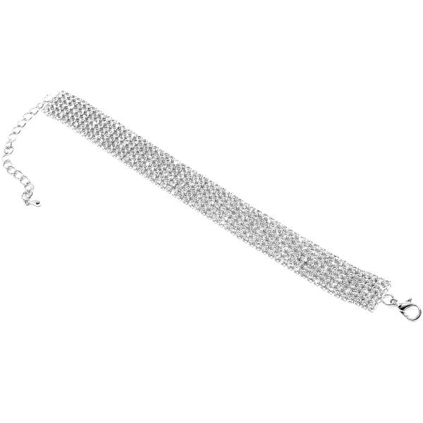 2.5mm 6 Fixed Row CZ Bracelet