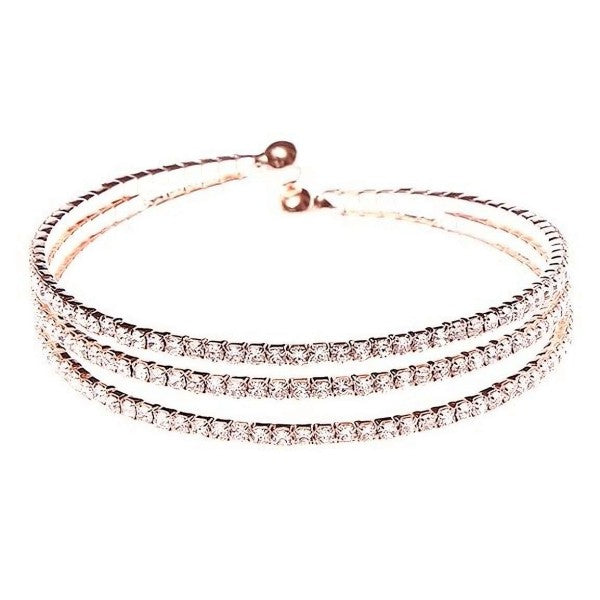 3 Row Split Spring Bracelet