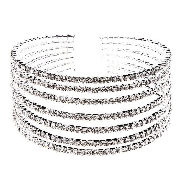 7 Row Split Spring Bracelet
