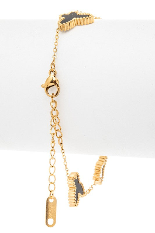 Butterfly Stainless Steel Bracelet