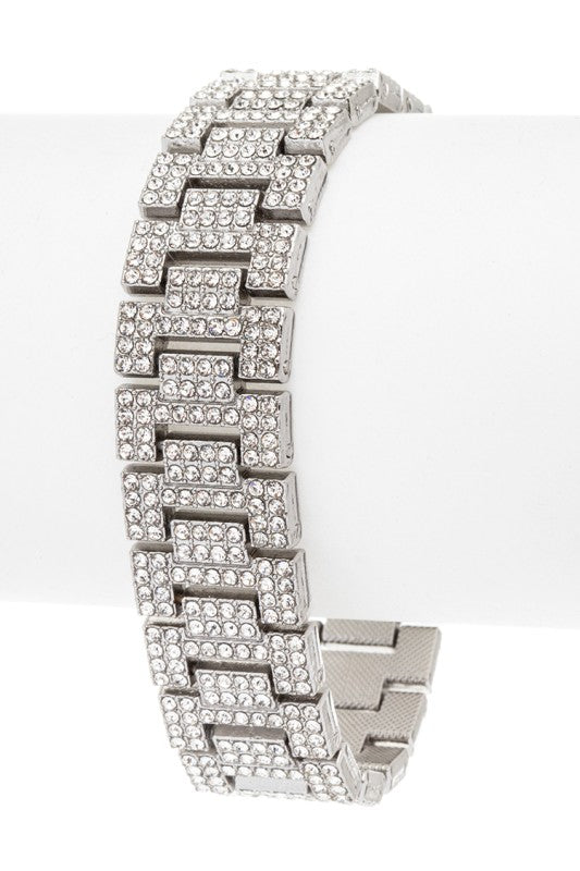 Full Stone Statement Bracelet