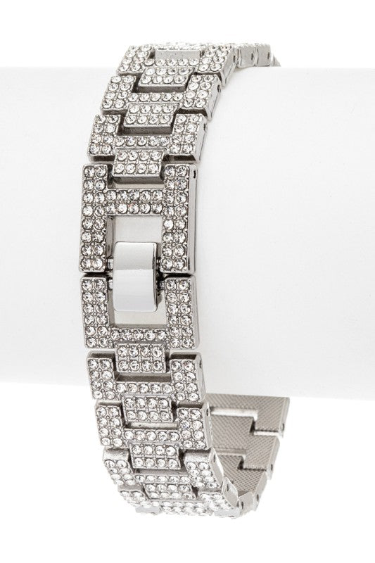 Full Stone Statement Bracelet
