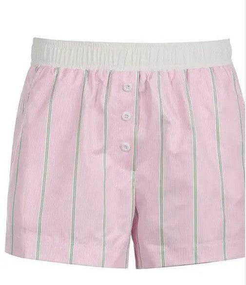 Striped boxer shorts