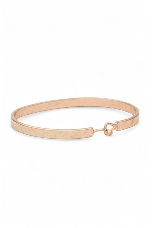 HOPE Engraved Hook Bangle