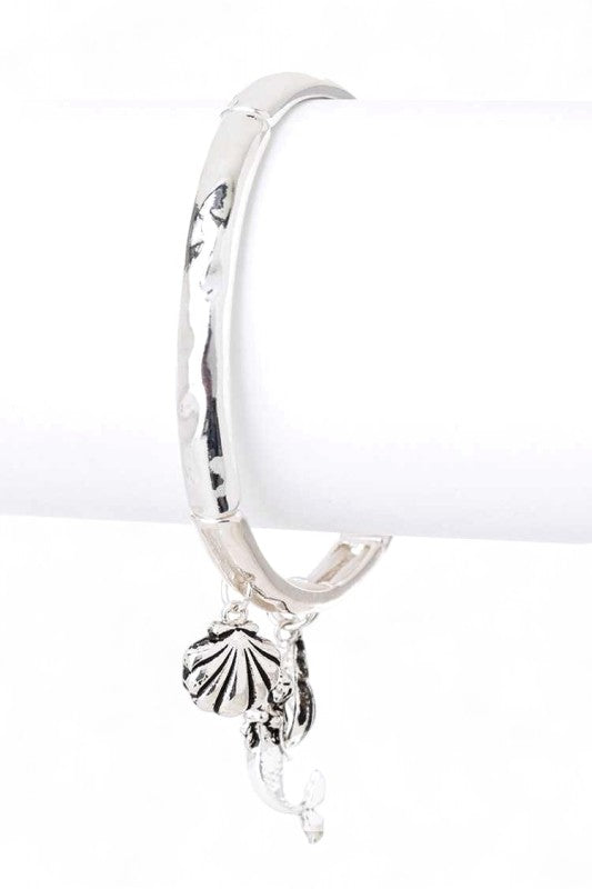 Mermaid Sea Life Mix Charm Stretch Bracelet