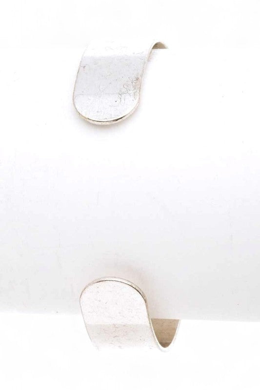 Engraved Aztec Stone Open Bangle
