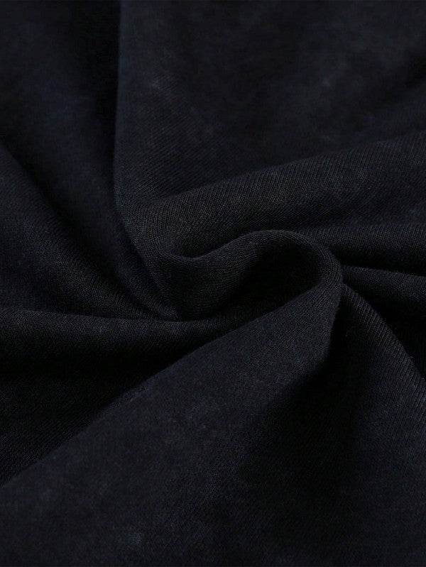 Cotton Acid Mineral Drop Shoulder Relax Sweatshirt