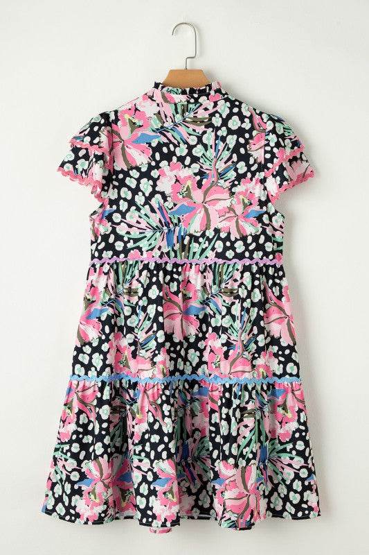 Floral Tiered Dress