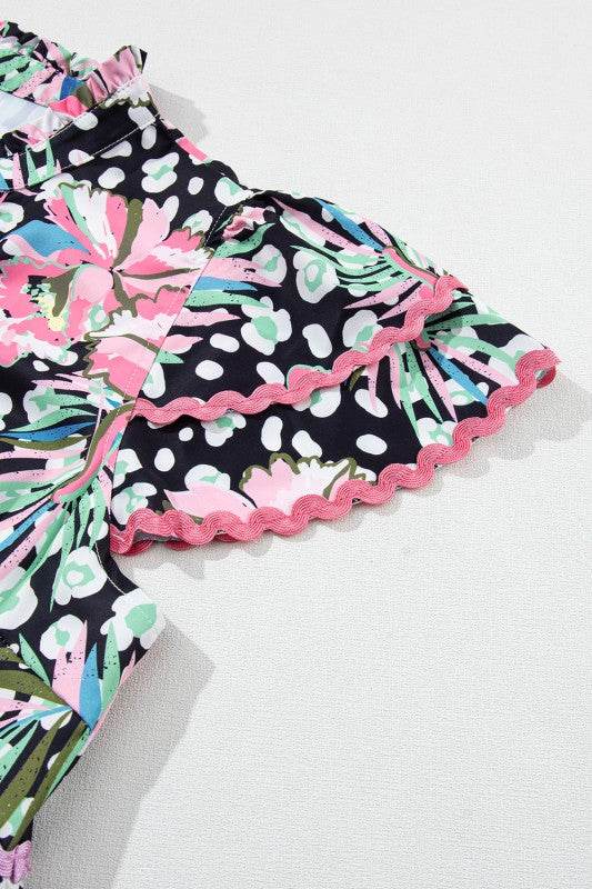 Floral Tiered Dress