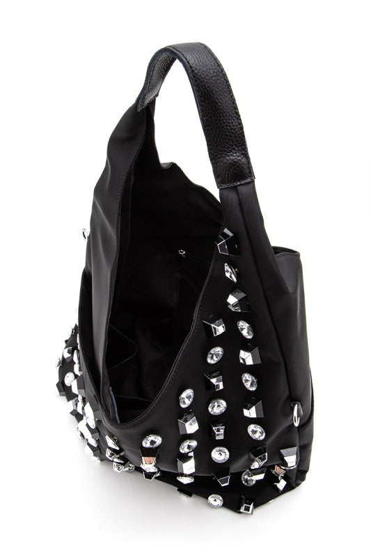 Mix Crytal Iconic Hobo Bag