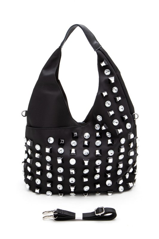 Mix Crytal Iconic Hobo Bag
