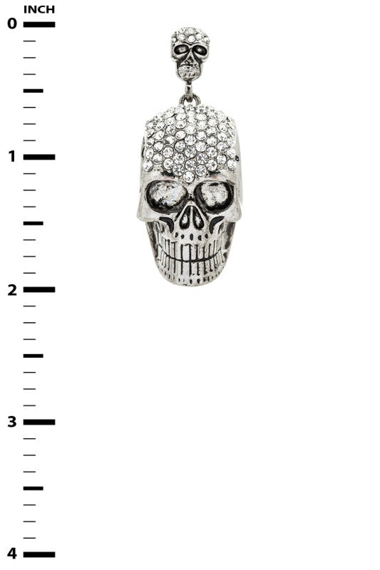 Crystal Skull Iconic Earrings
