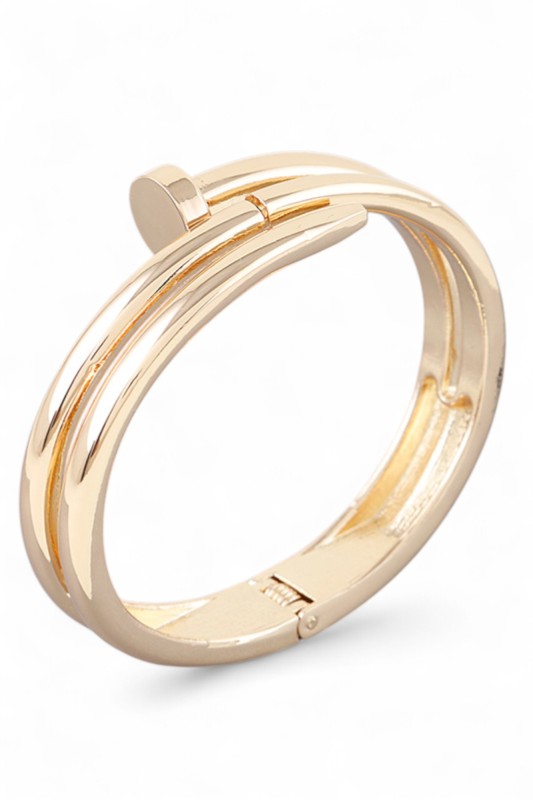 Shiny Nail Iconic Hinged Bangle