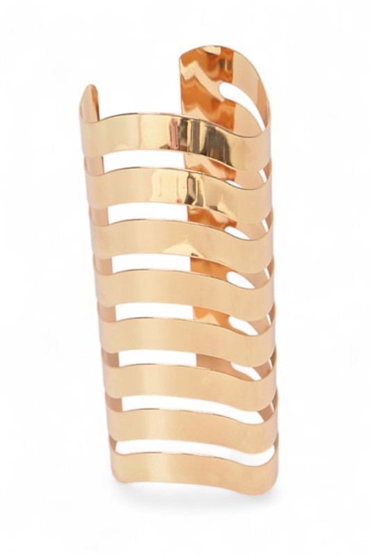 Chevron Cutout Iconic Oversized Cuff