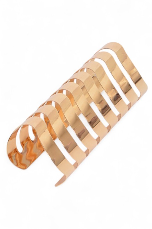 Chevron Cutout Iconic Oversized Cuff