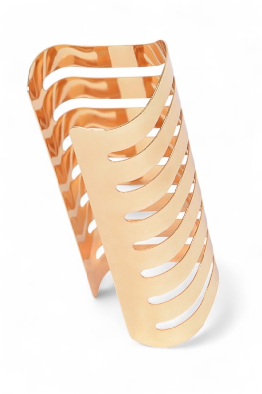 Chevron Cutout Iconic Oversized Cuff