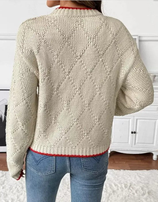 Fish Motif  Sweater