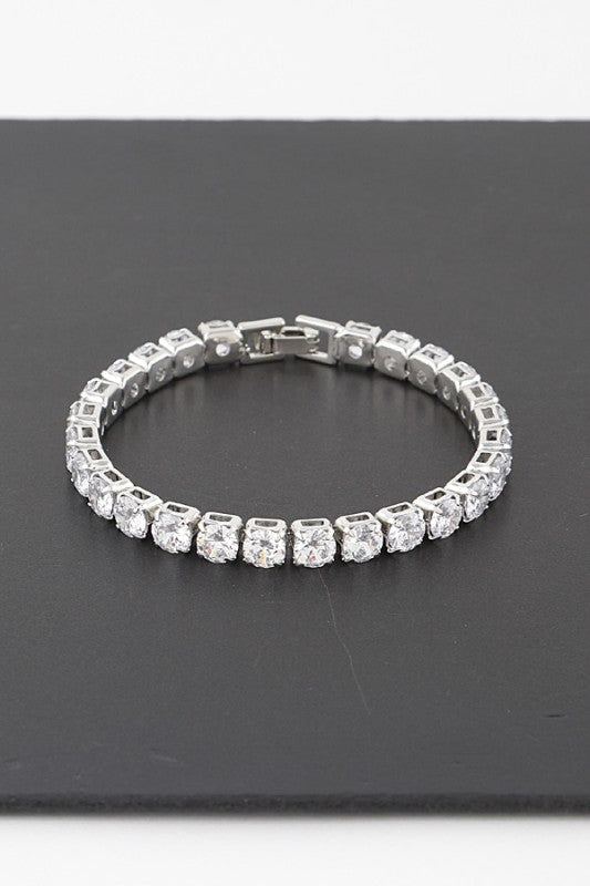 Cubic Zirconia Tennis Bracelet