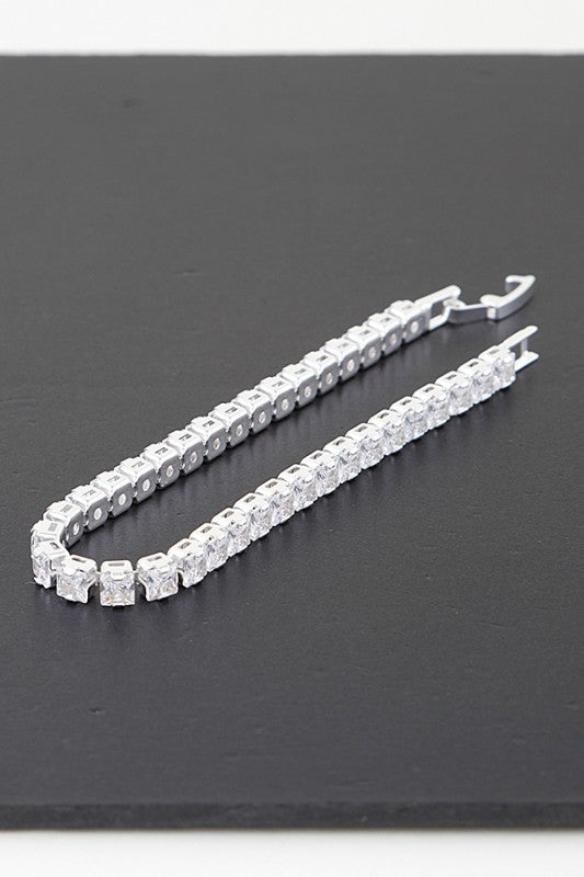 Cubic Zirconia Tennis Bracelet