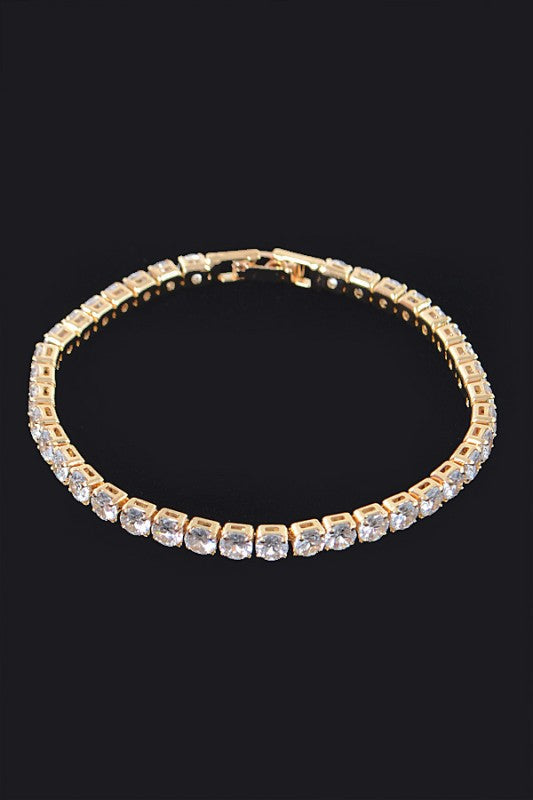 Cubic Zirconia Tennis Bracelet