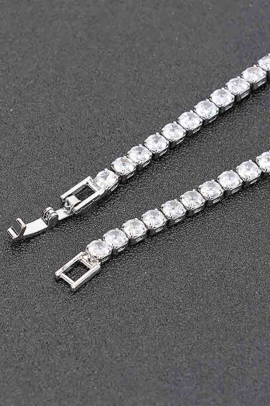 Cubic Zirconia Tennis Bracelet