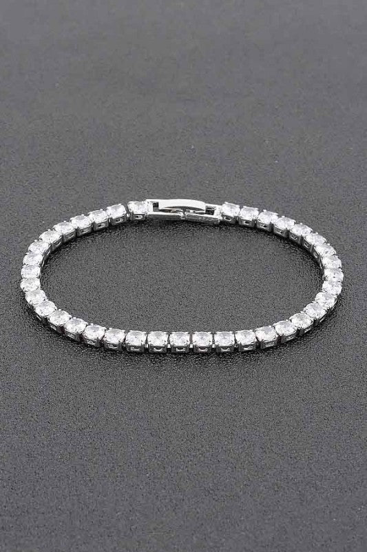 Cubic Zirconia Tennis Bracelet