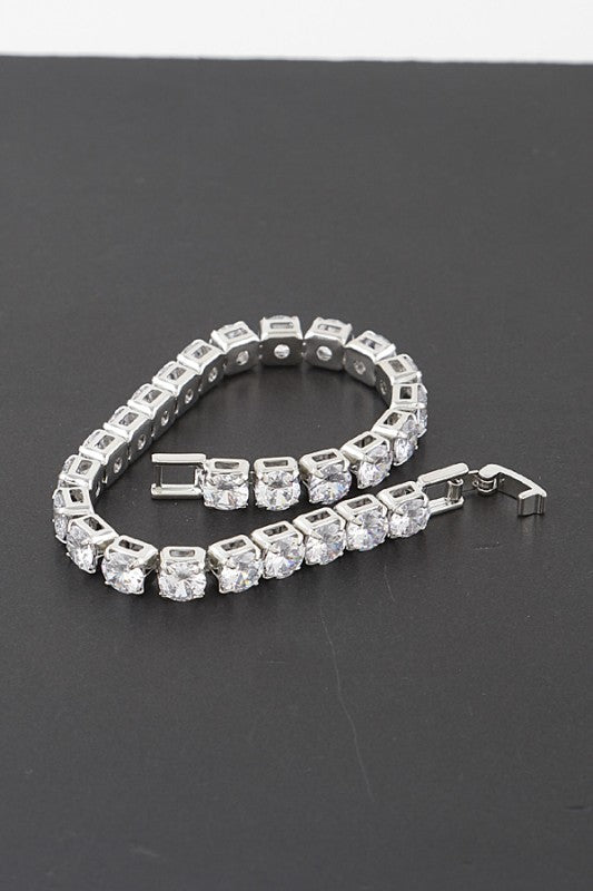 Cubic Zirconia Tennis Bracelet