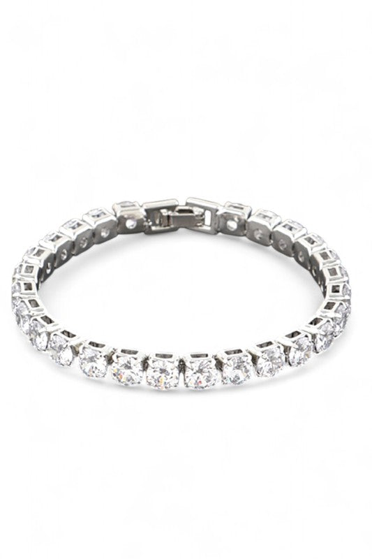 Cubic Zirconia Tennis Bracelet