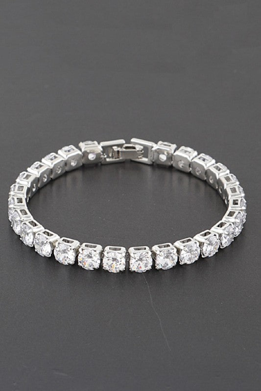 Cubic Zirconia Tennis Bracelet