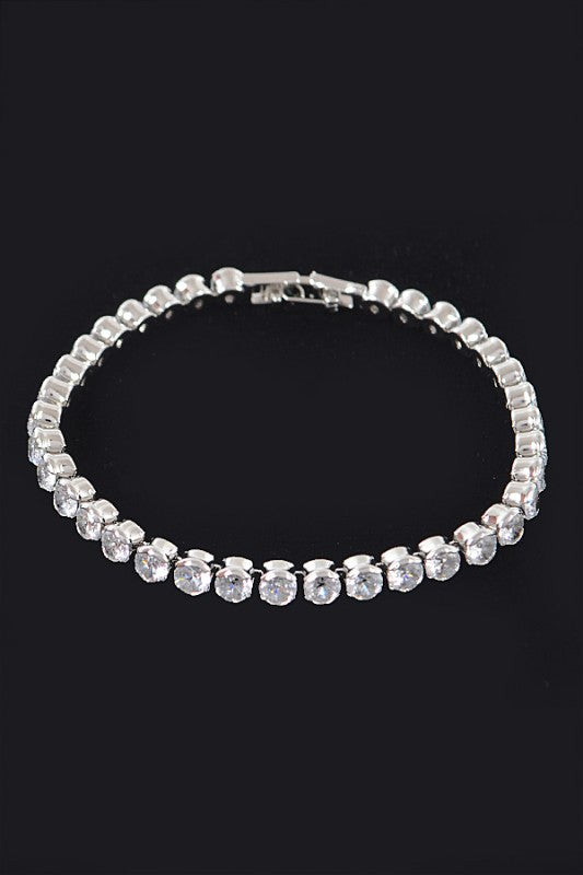 Cubic Zirconia Tennis Bracelet