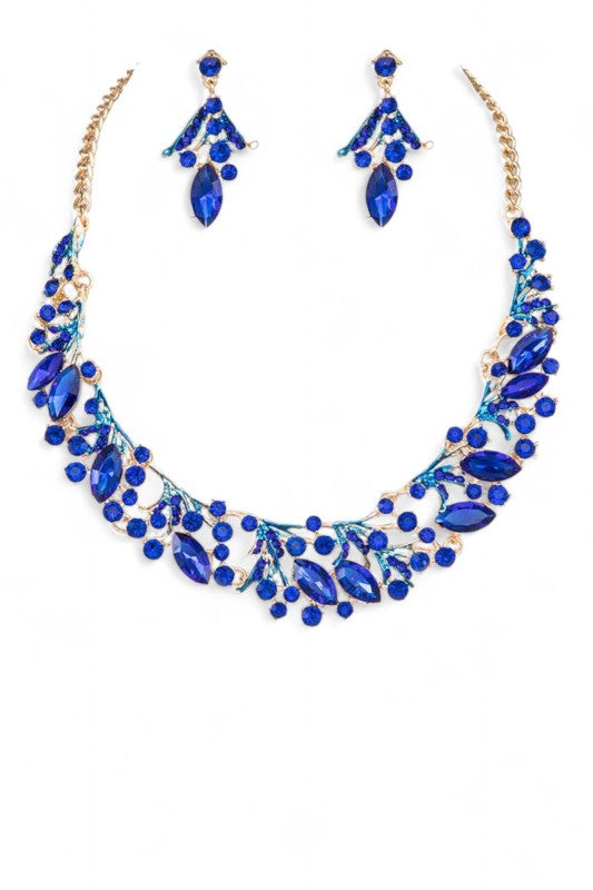 Crystal Bridal Statement Necklace Set