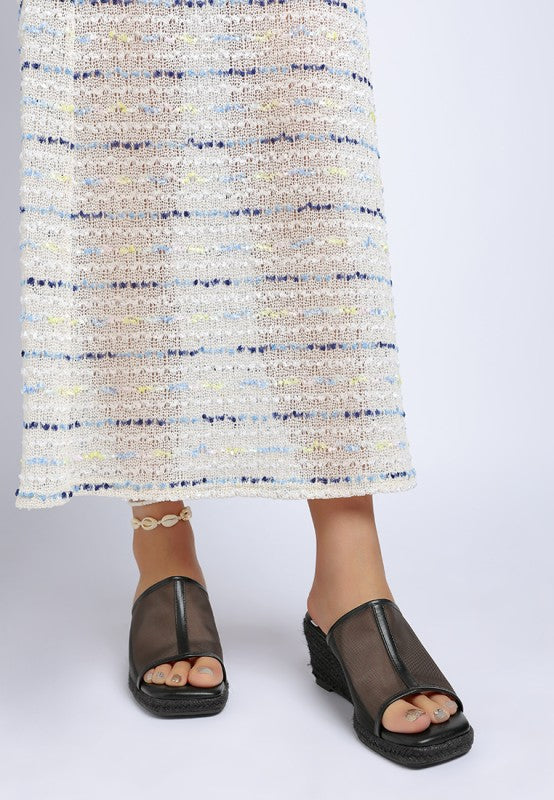 Seraphine Breathable Mesh Slip-On Wedges
