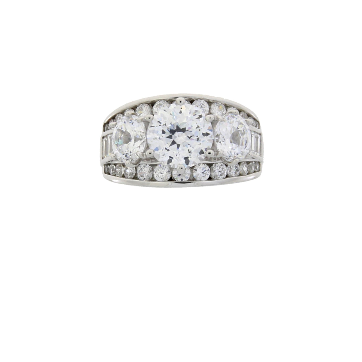 Cubic Zirconium CZ SS Bridal Sterling Silver